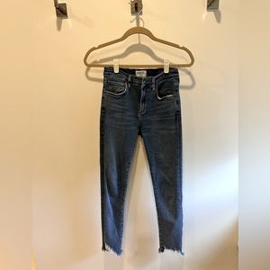 Agolde cropped skinny jeans